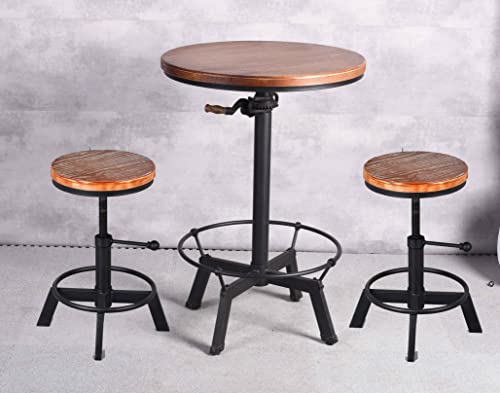 Piece Pub Dining Set, Bar Table Set, Modern Round Bar Table and