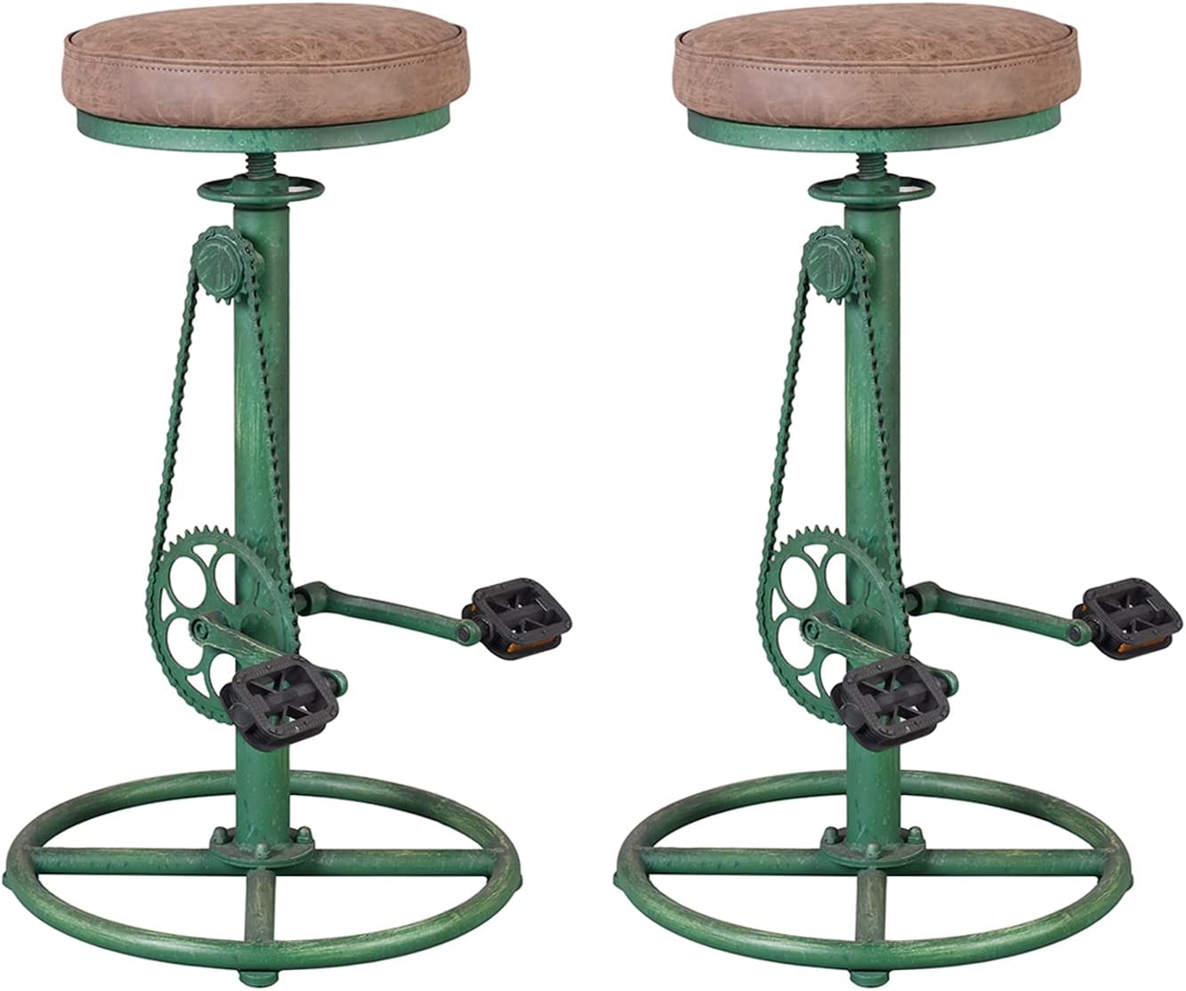 Topower Vintage DIY Bar Stool Bicycle Chain Iron Pedal Retro Industria – TOPOWERLIVING
