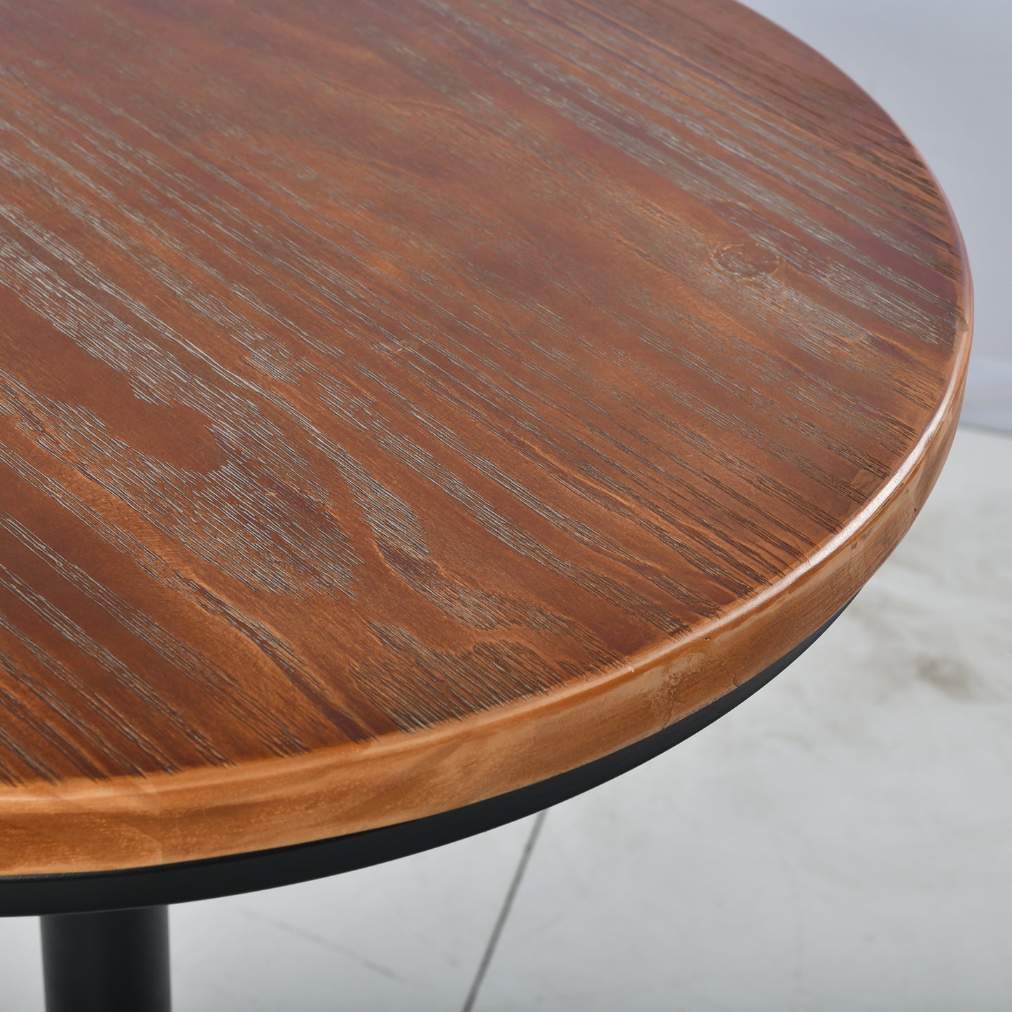 23.62”dia brown bar table top Round plank