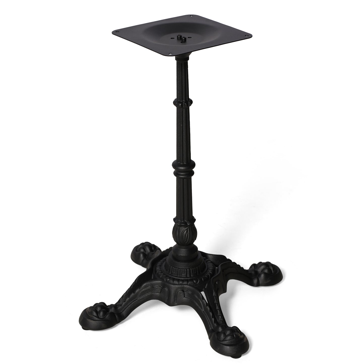 H27.95 Cast Iron Table Base with 4 tiger claw feet, Table Leg Black