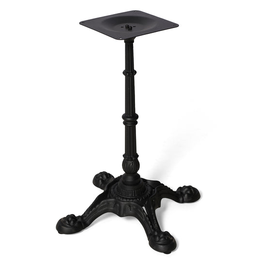 H27.95 Cast Iron Table Base with 4 tiger claw feet, Table Leg Black