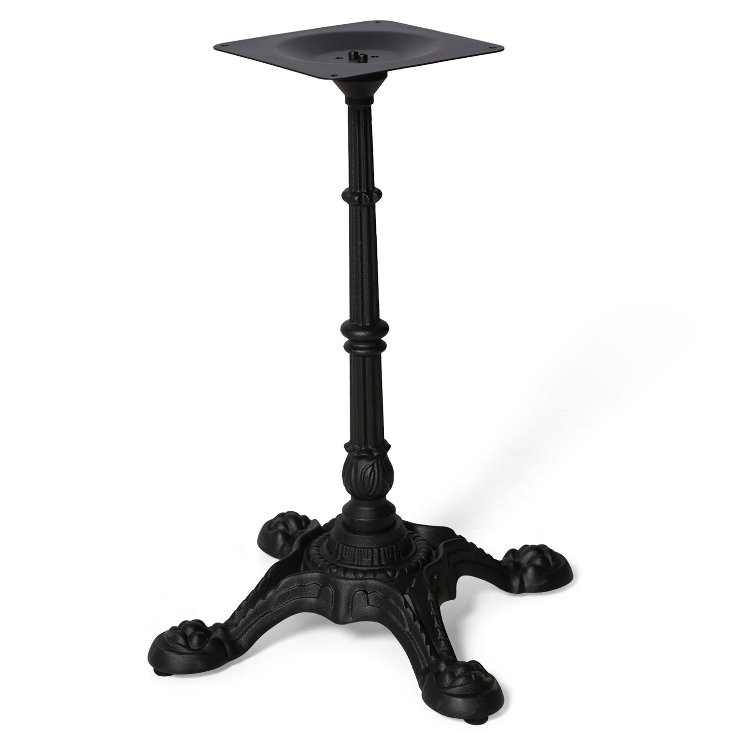 H27.95 Cast Iron Table Base with 4 tiger claw feet, Table Leg Black
