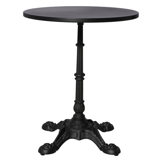 Pub Bar Table 23.62-Inch Round Top 27.95-Inch Height Modern Style Standing Circular Cocktail Table Suitable for Living Room,Restaurant Bistro Table(Metal table top)