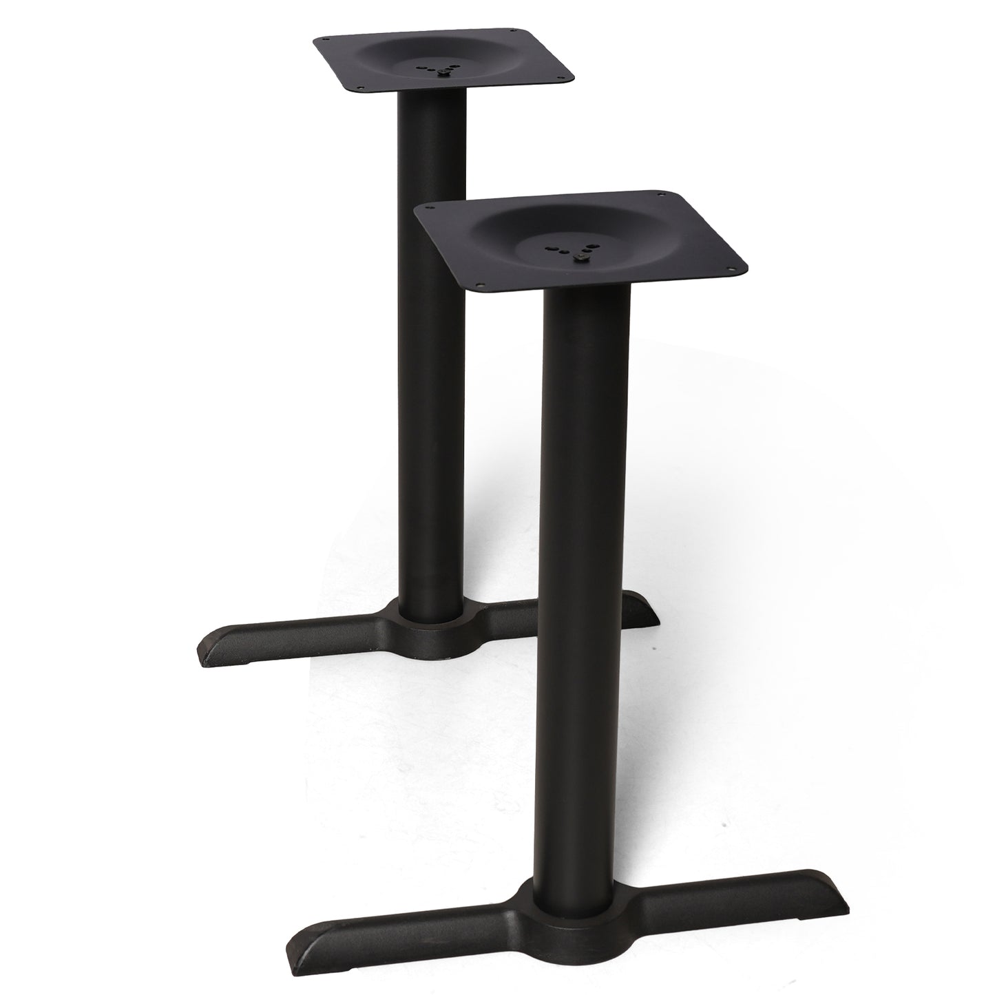 Set of 2,H27.7 Cast Iron Table Base with "I" type table feet , Table Leg Black