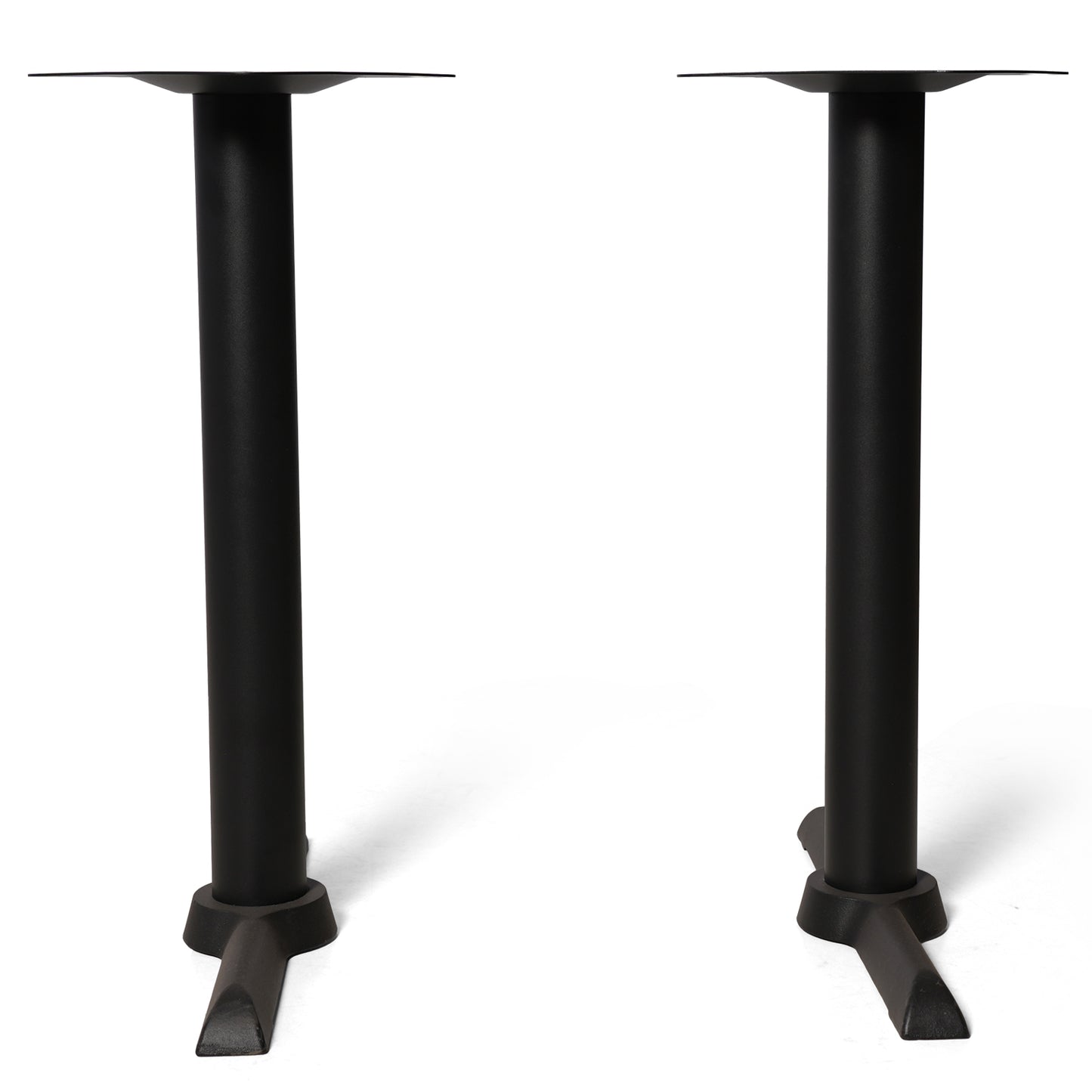 Set of 2,H27.7 Cast Iron Table Base with "I" type table feet , Table Leg Black