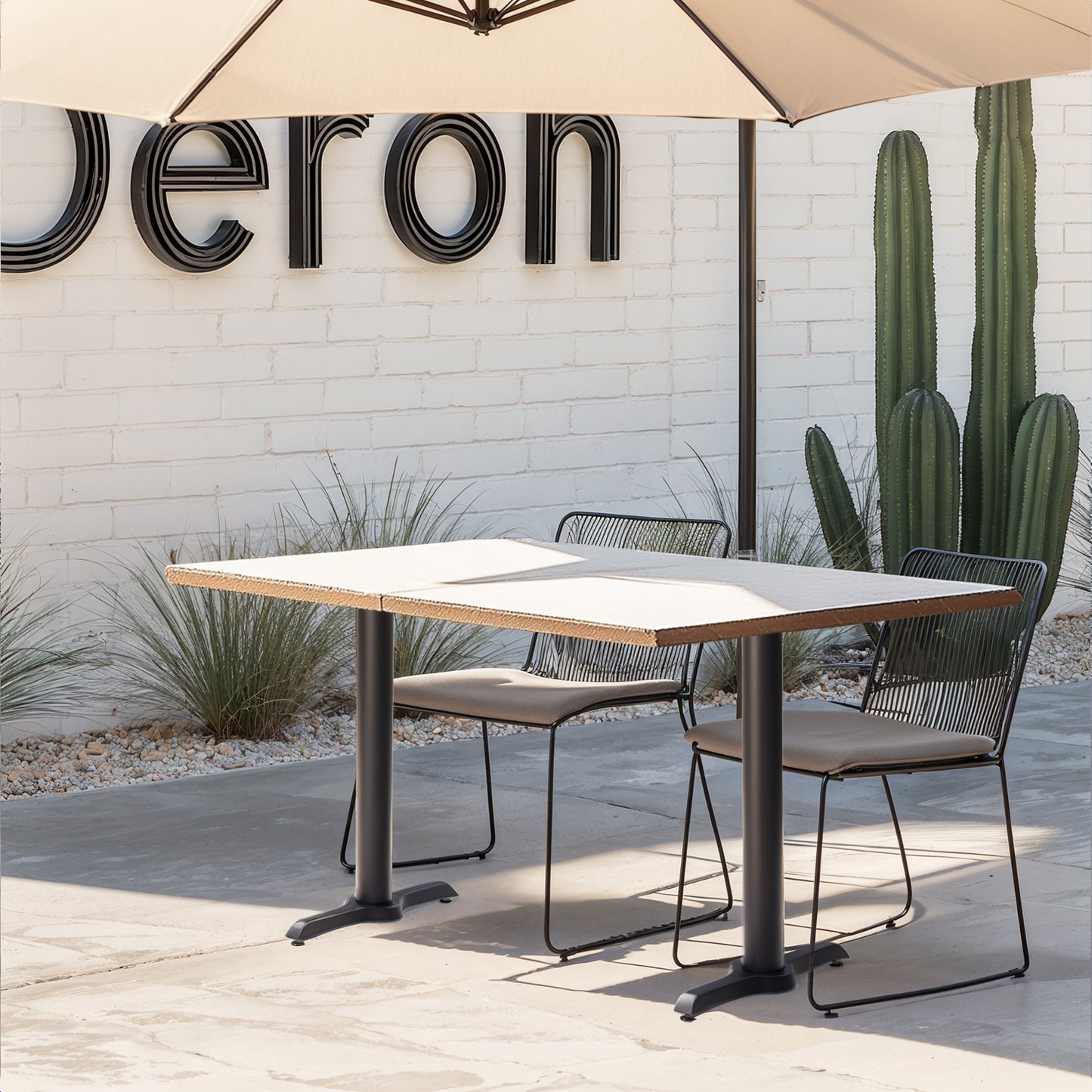 Set of 2,H27.7 Cast Iron Table Base with "I" type table feet , Table Leg Black